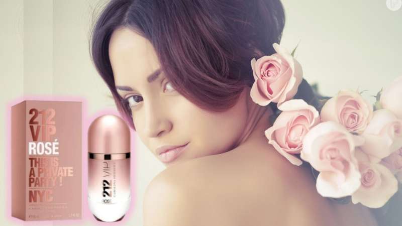 notas olfativas 212 vip rose cab edição limitada