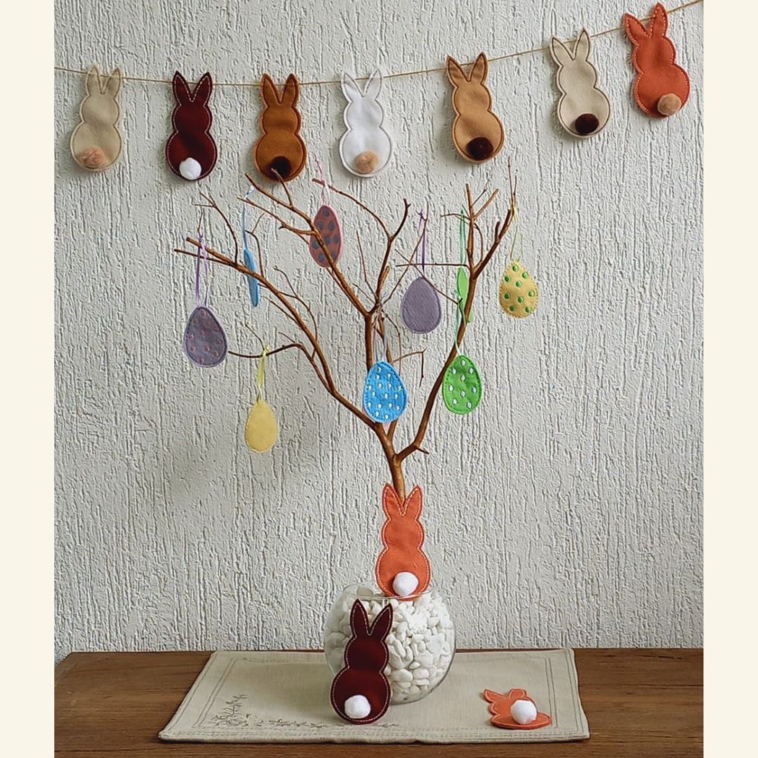 ideias criativas para árvore de páscoa