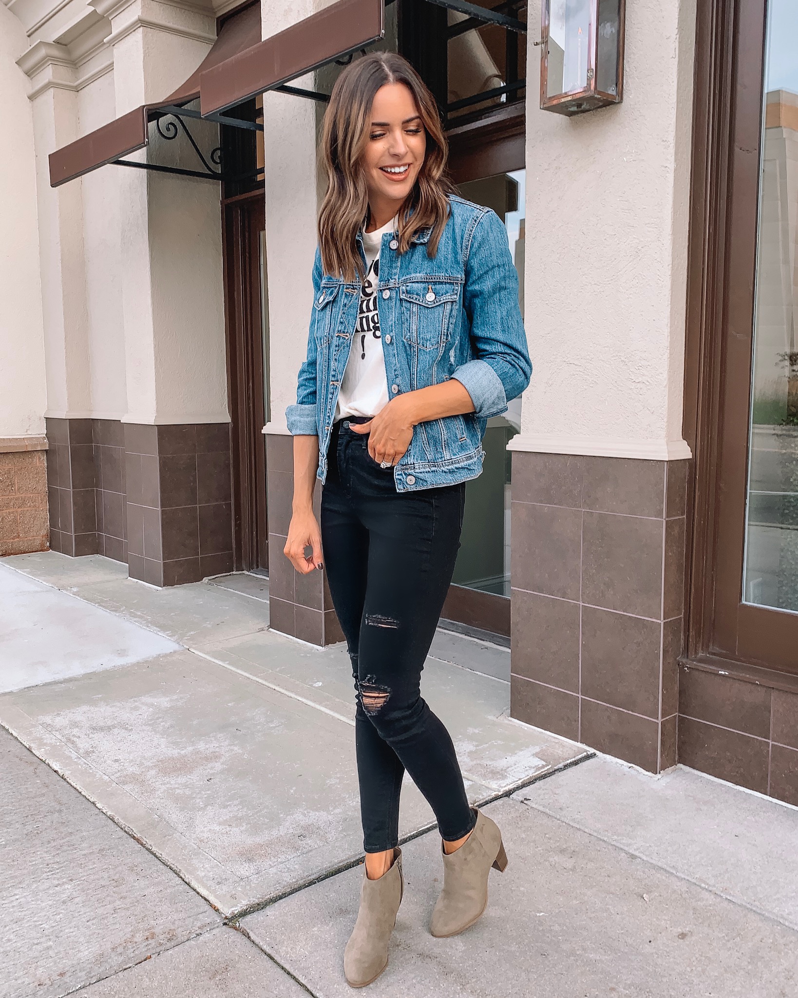 ideias de looks com jeans preto