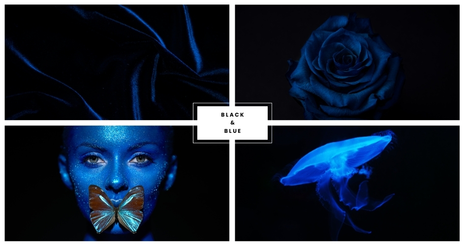 como fazer a cor azul preto em casa