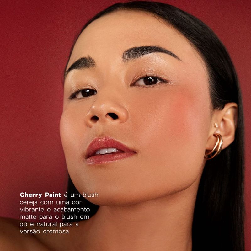 melhores blushes tom cereja para pele morena