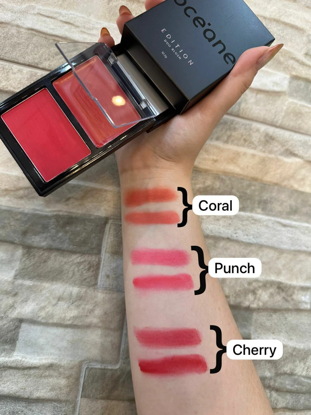 preço duo blush cherry paint océane