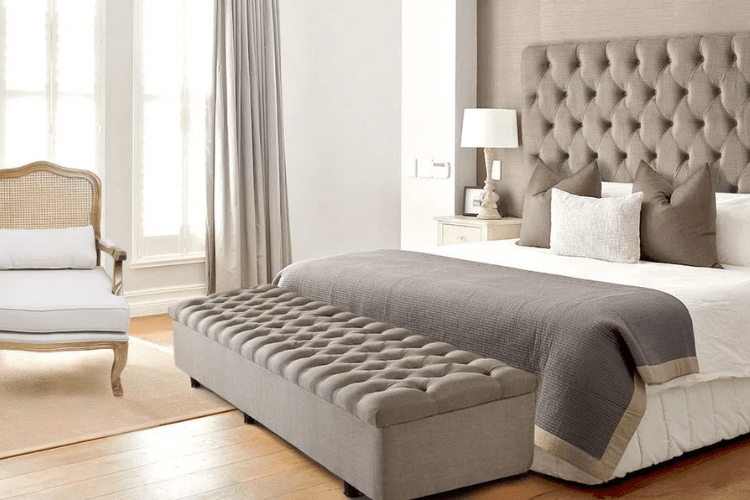 cabeceira branca para quarto pequeno