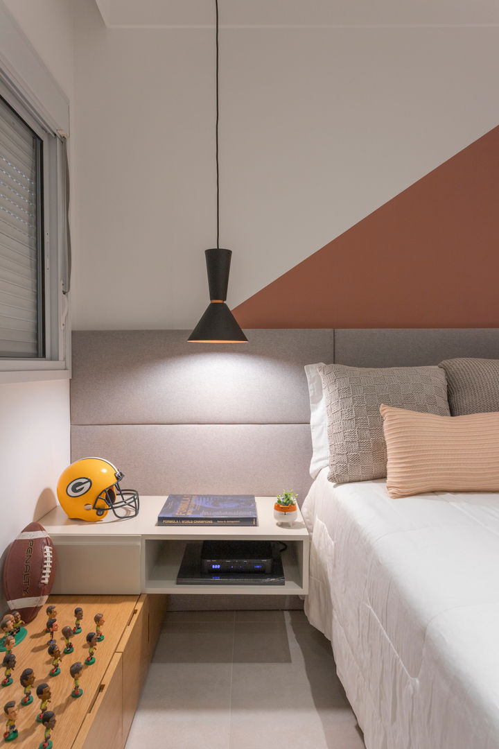 cabeceira de cama branca