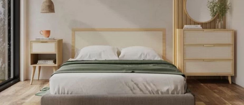 cabeceira branca para quarto pequeno