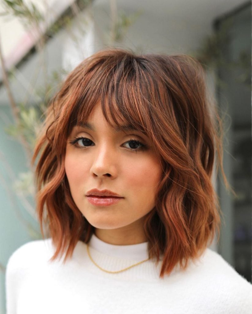 melhores cortes de cabelo curto liso com franja para inspirar