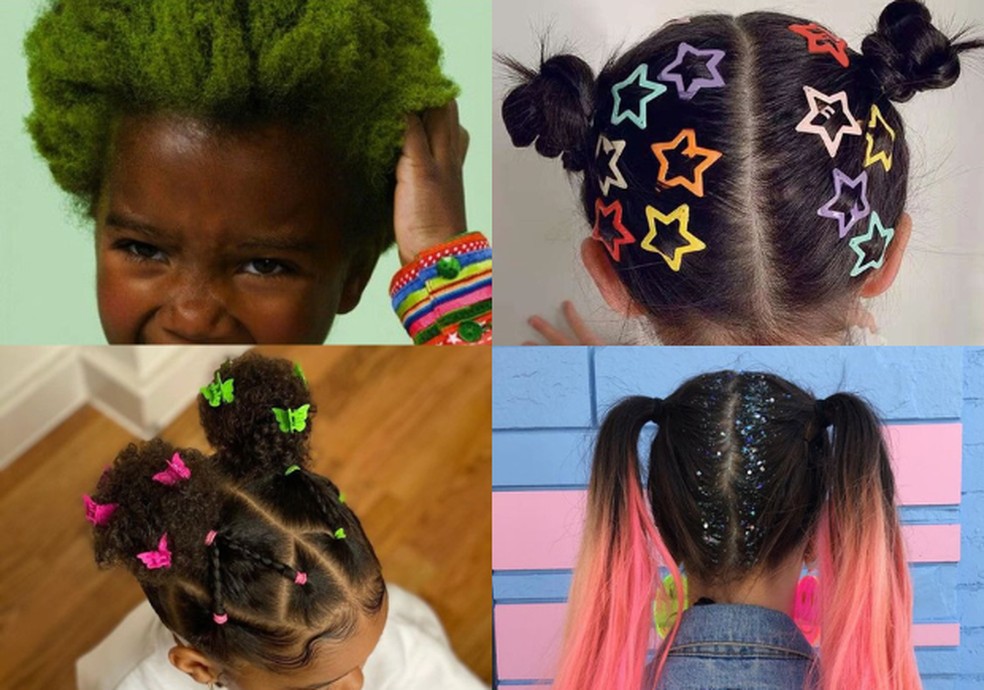 melhores penteados para festa infantil