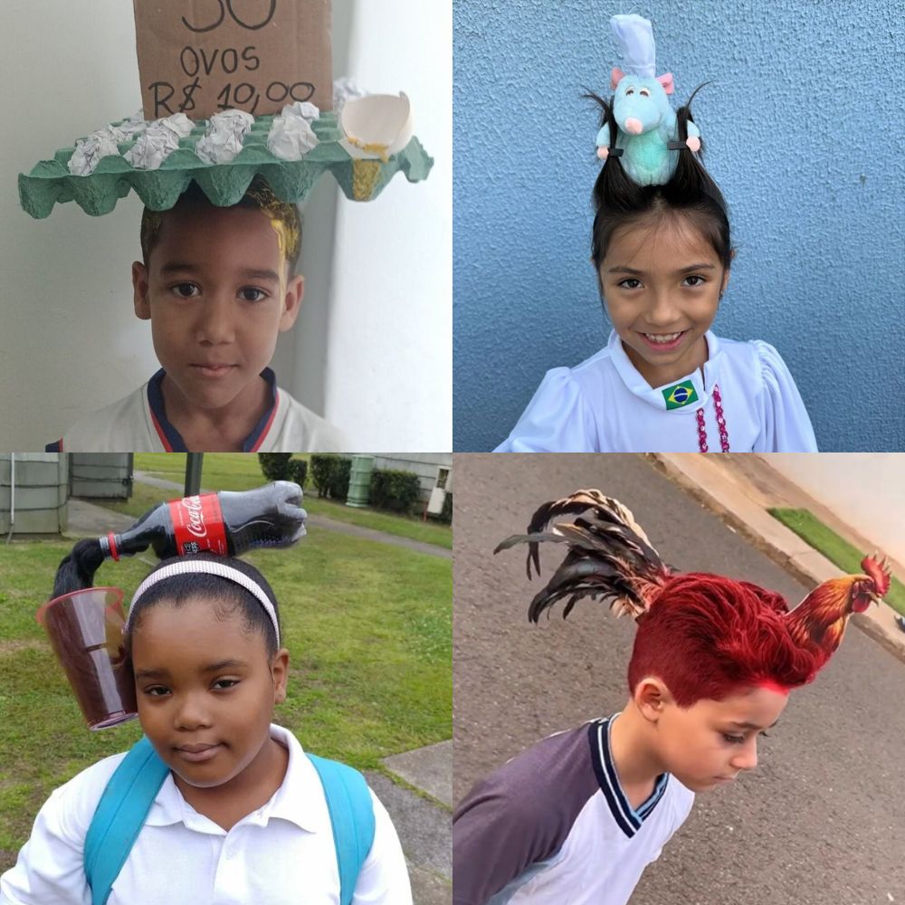 como fazer trança embutida em cabelo de criança