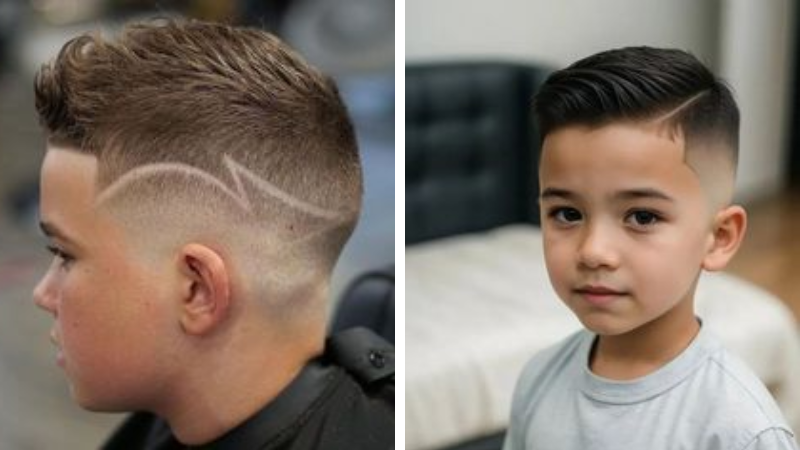 inspirações corte social masculino infantil