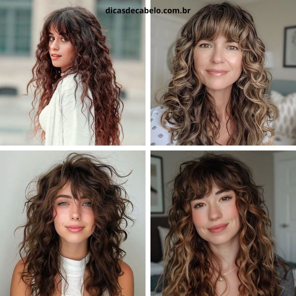 corte em camadas vs corte em U para cabelo ondulado longo qual o melhor