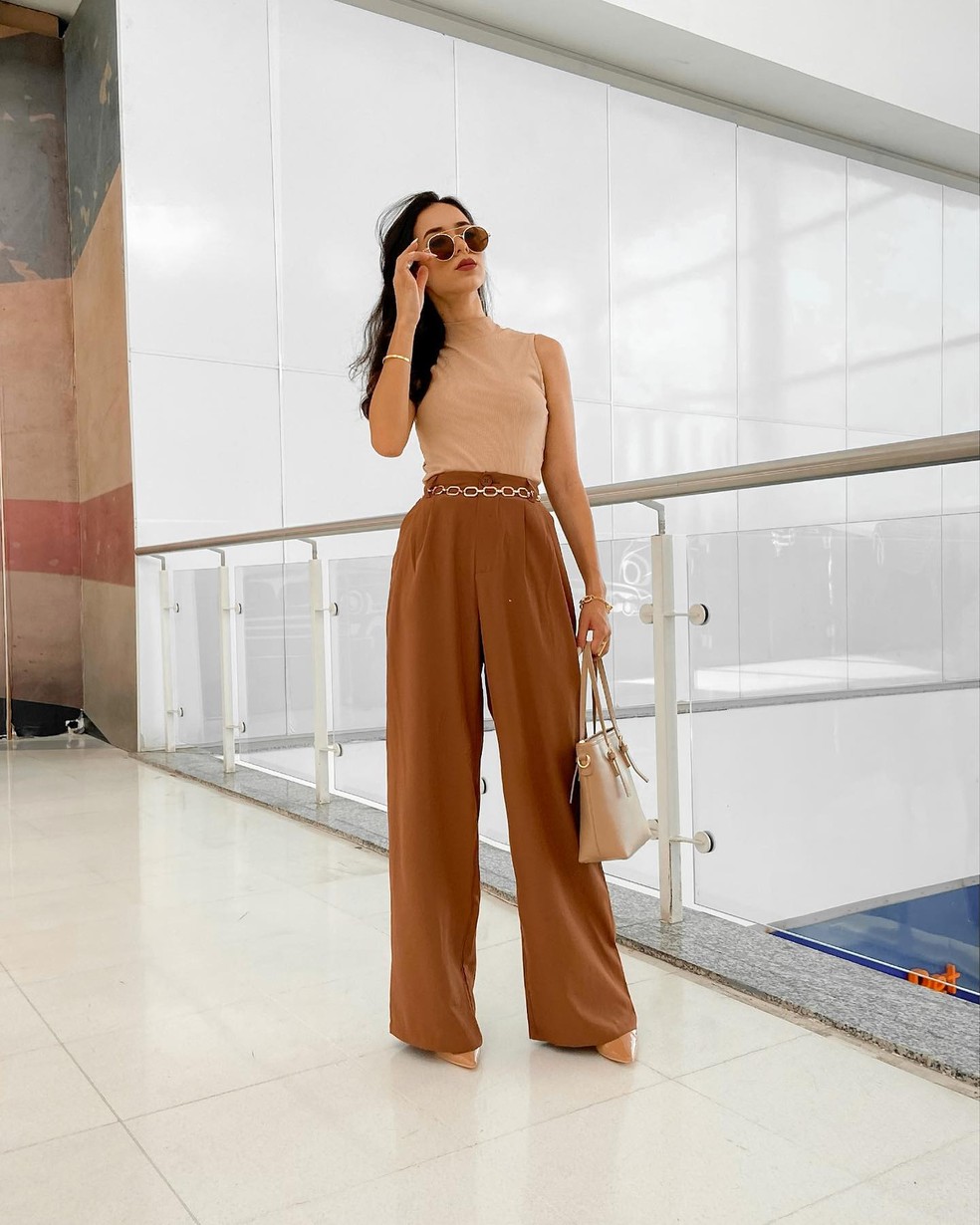 calça pantalona vs wide leg qual a melhor