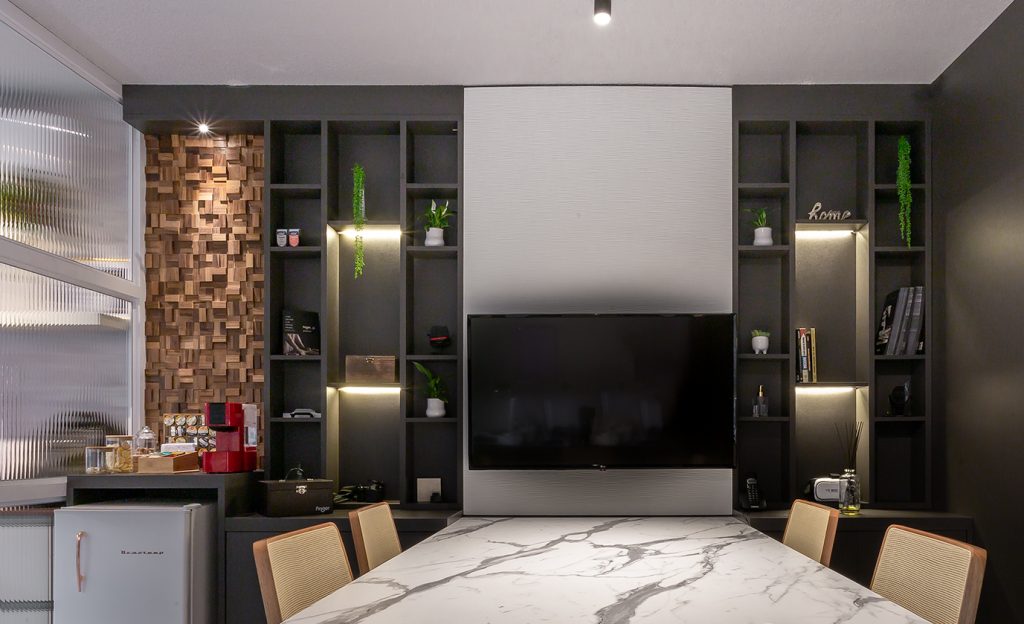 ideias de cantinho do café na sala de estar