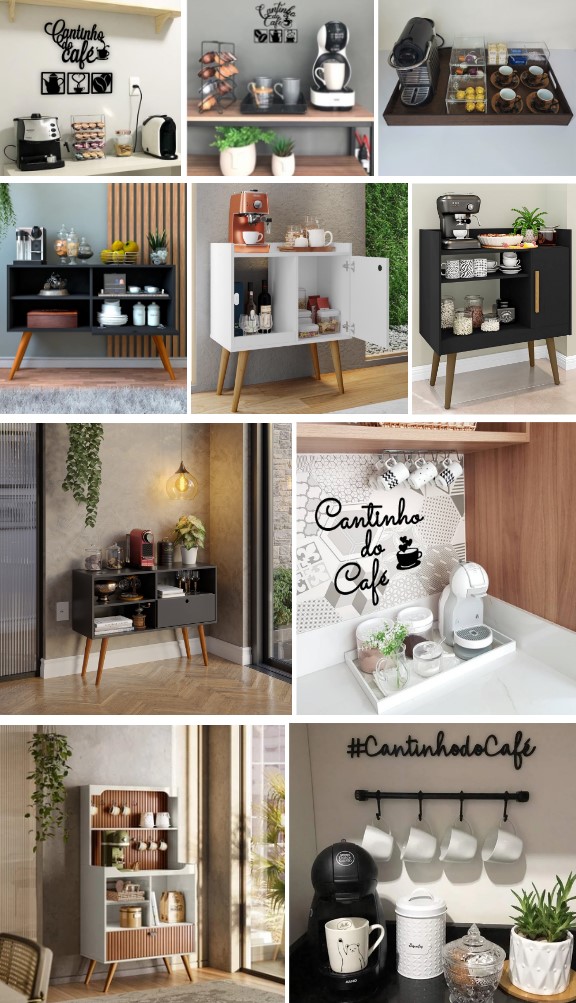 erros ao montar cantinho do café em casa