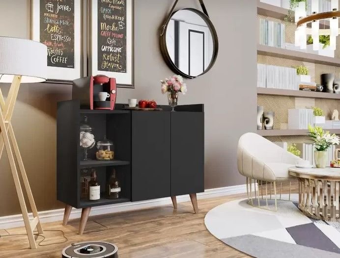 cantinho do café aparador vs carrinho