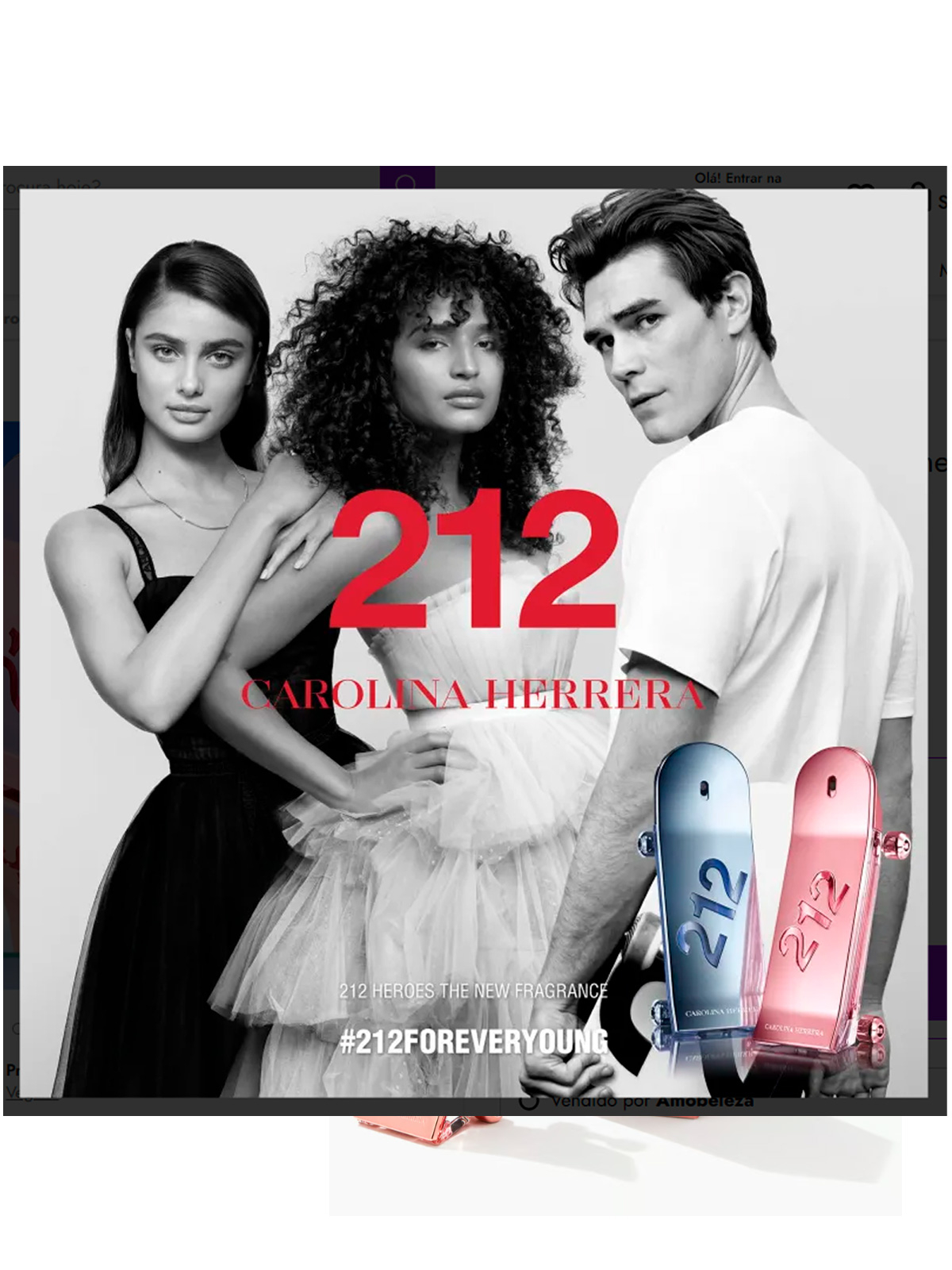 erros ao escolher perfume carolina herrera feminino