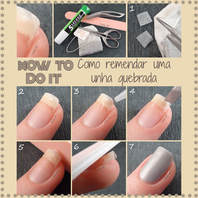 erros comuns ao consertar unha quebrada com papel
