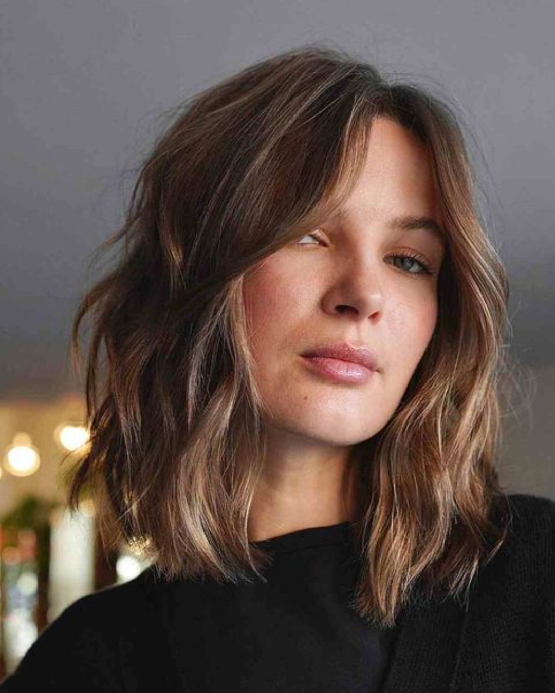 corte de cabelo medio repicado