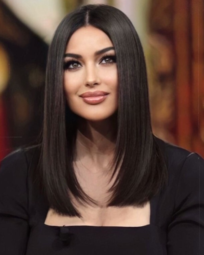 inspiração corte reto ombro