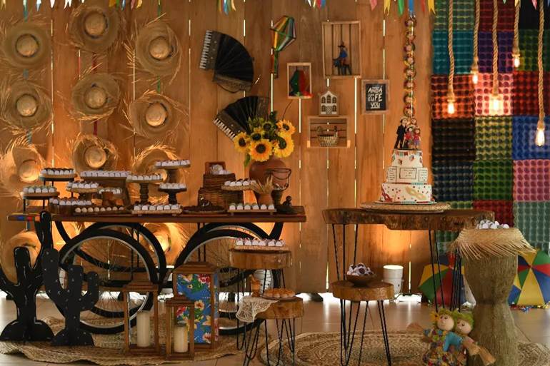 como decorar recepção empresa para sao joao