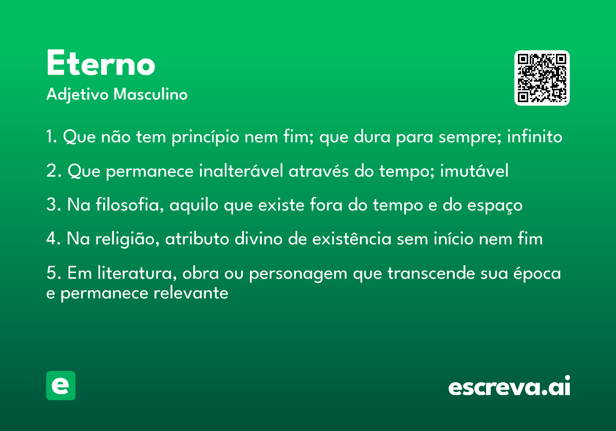 eternidade versus infinitude qual a diferença