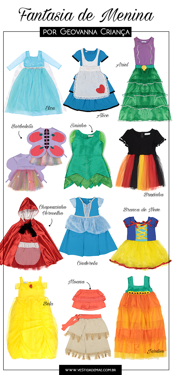 fantasia para menina
