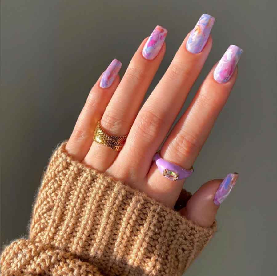 unhas lilás vs unhas roxas qual escolher