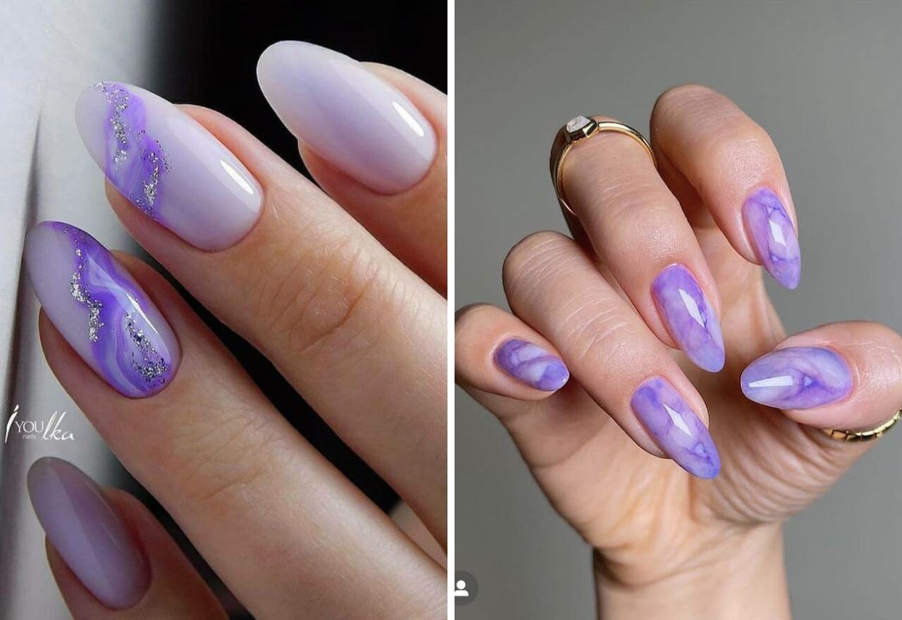 unhas lilás vs unhas roxas qual escolher
