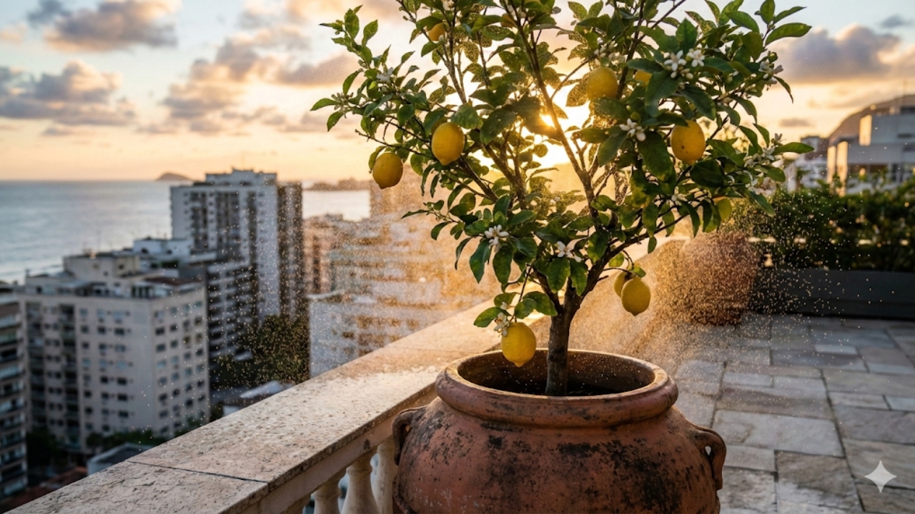 limão siciliano flor
