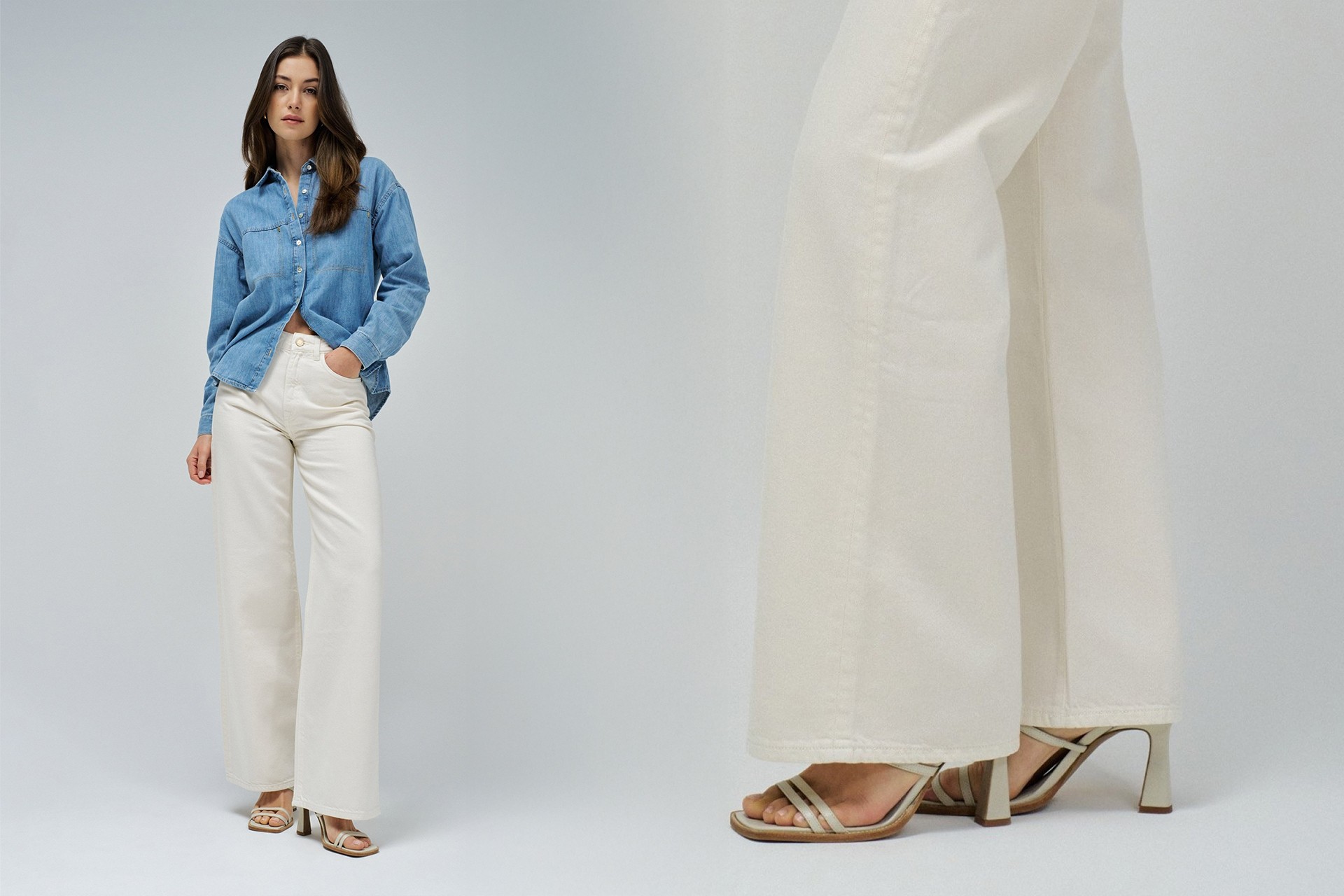 inspiração looks calça jeans wide leg para o dia a dia