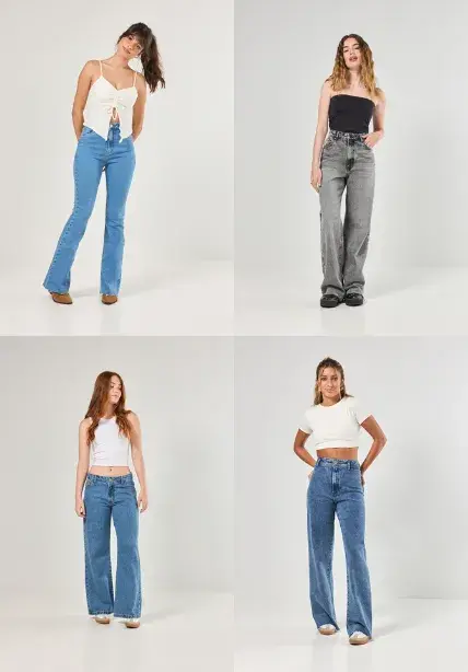 como usar calça jeans wide leg no trabalho