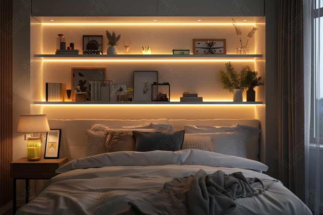 luz de cabeceira led vs incandescente