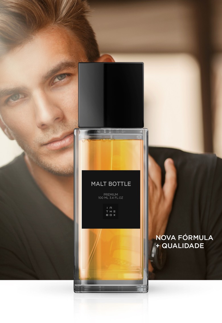 malt bottle in the box