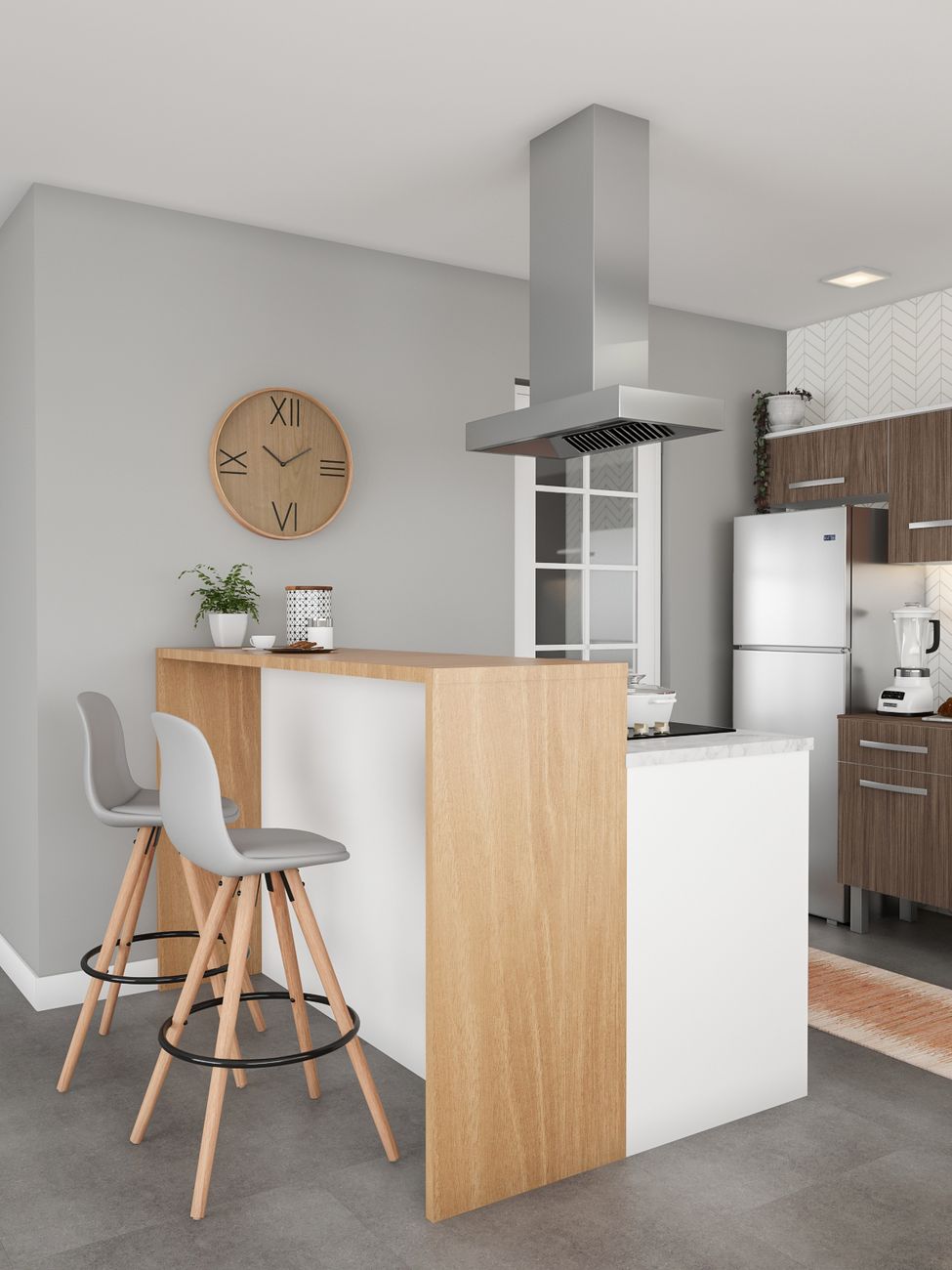 quanto custa fazer meia parede cozinha americana