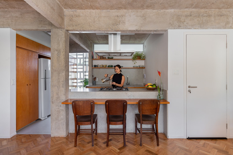 meia parede cozinha americana vs parede inteira