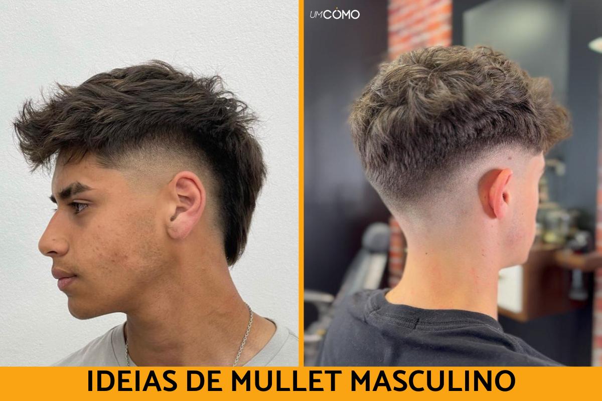 mullet masculino moderno