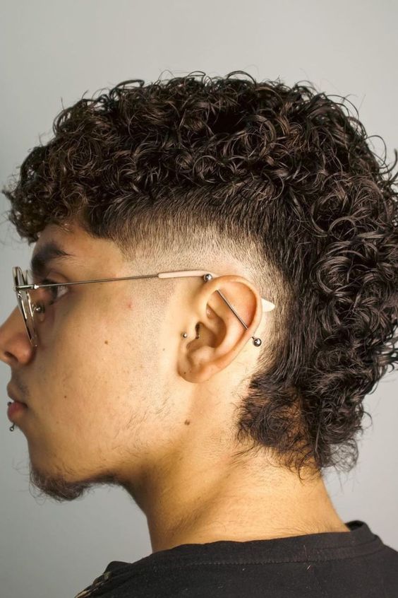 inspiração mullet masculino moderno