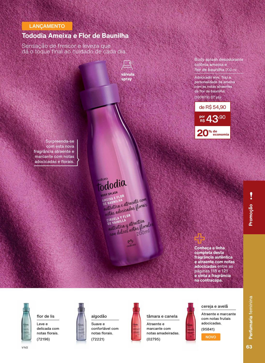 natura ameixa flor baunilha vs outro perfume