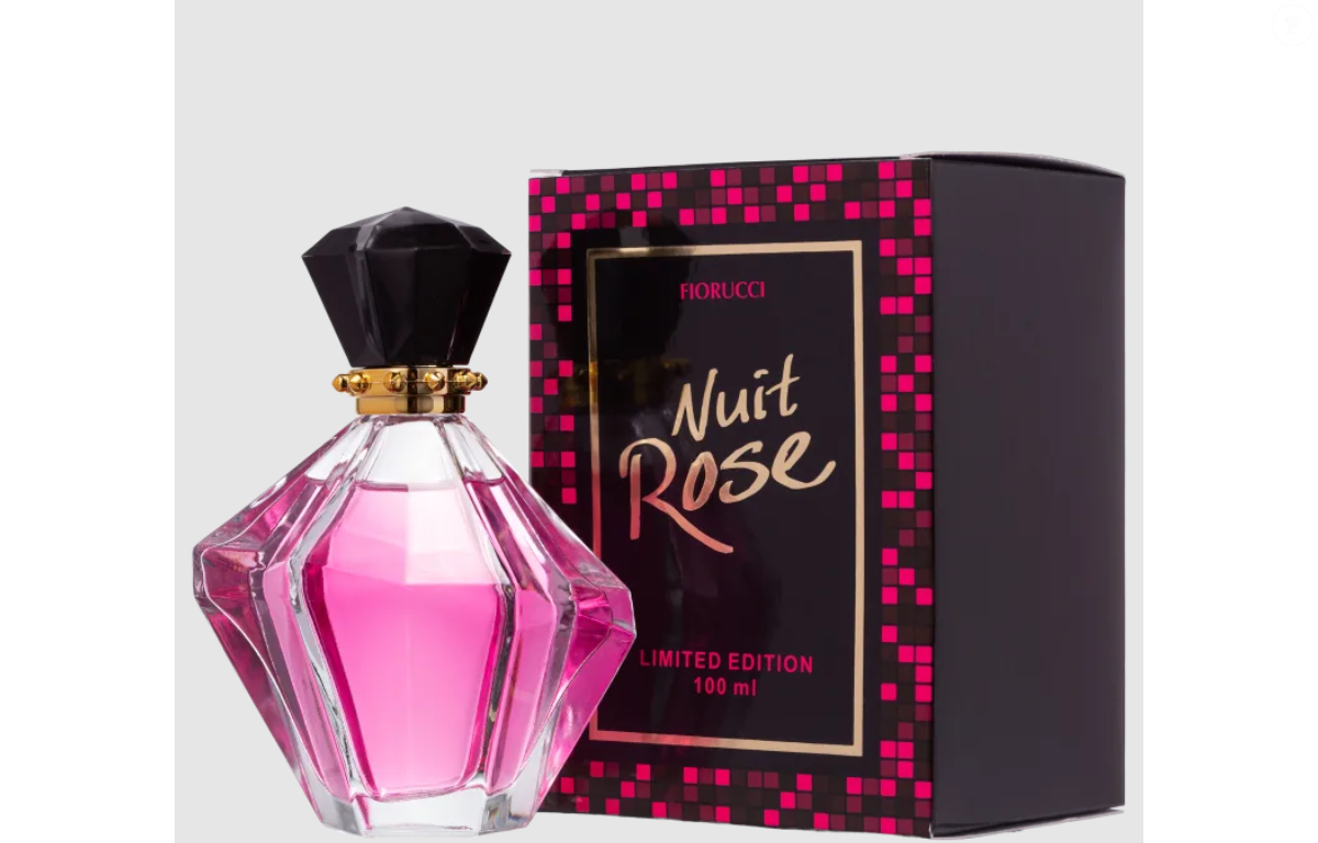 preço perfume nuit rose fiorucci 100ml