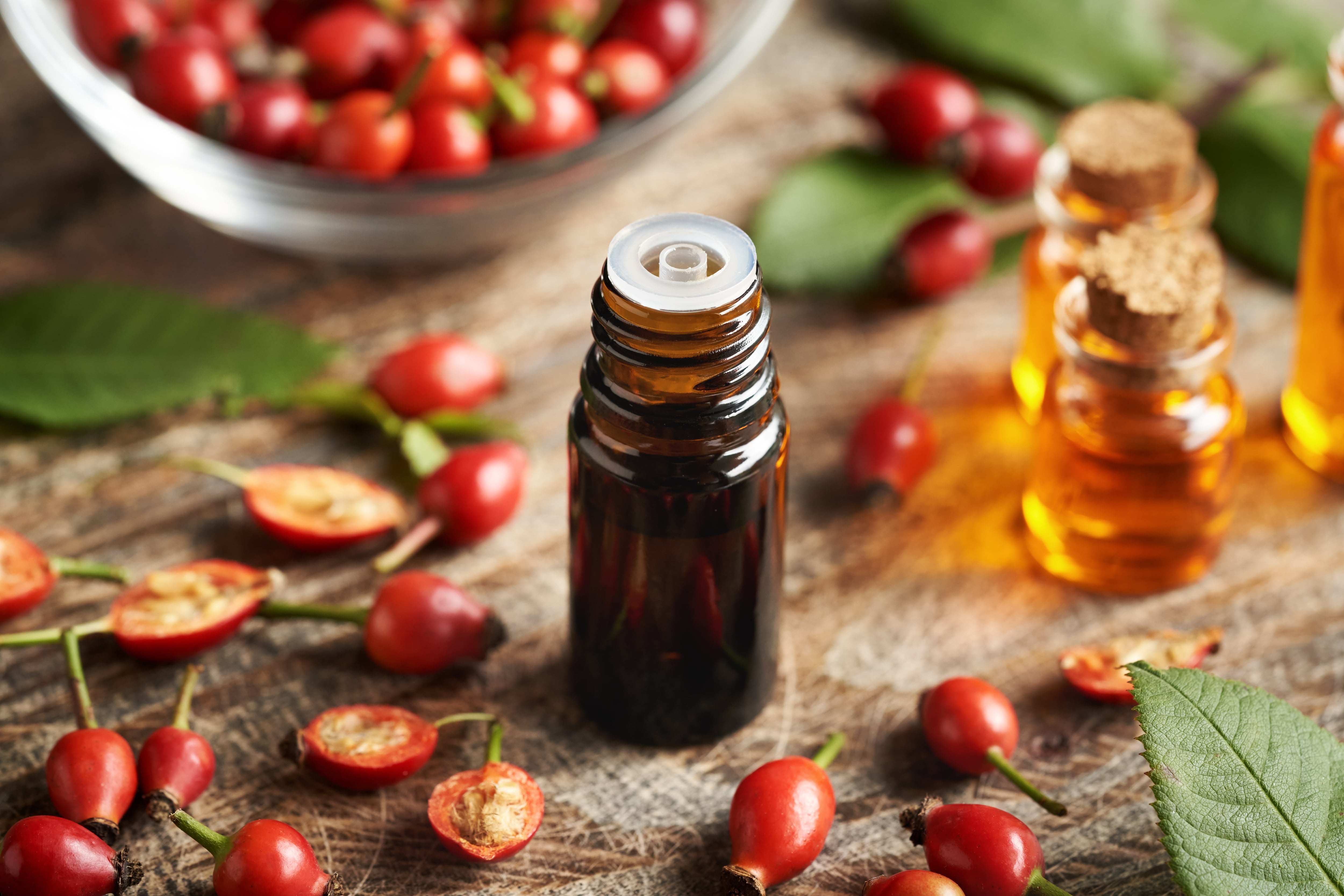 óleo de rosa mosqueta vs óleo de semente de uva para manchas