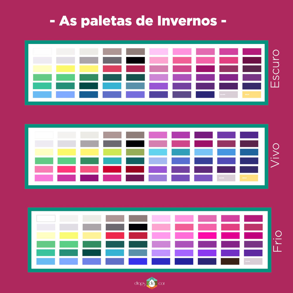 erros comuns ao usar paleta inverno frio