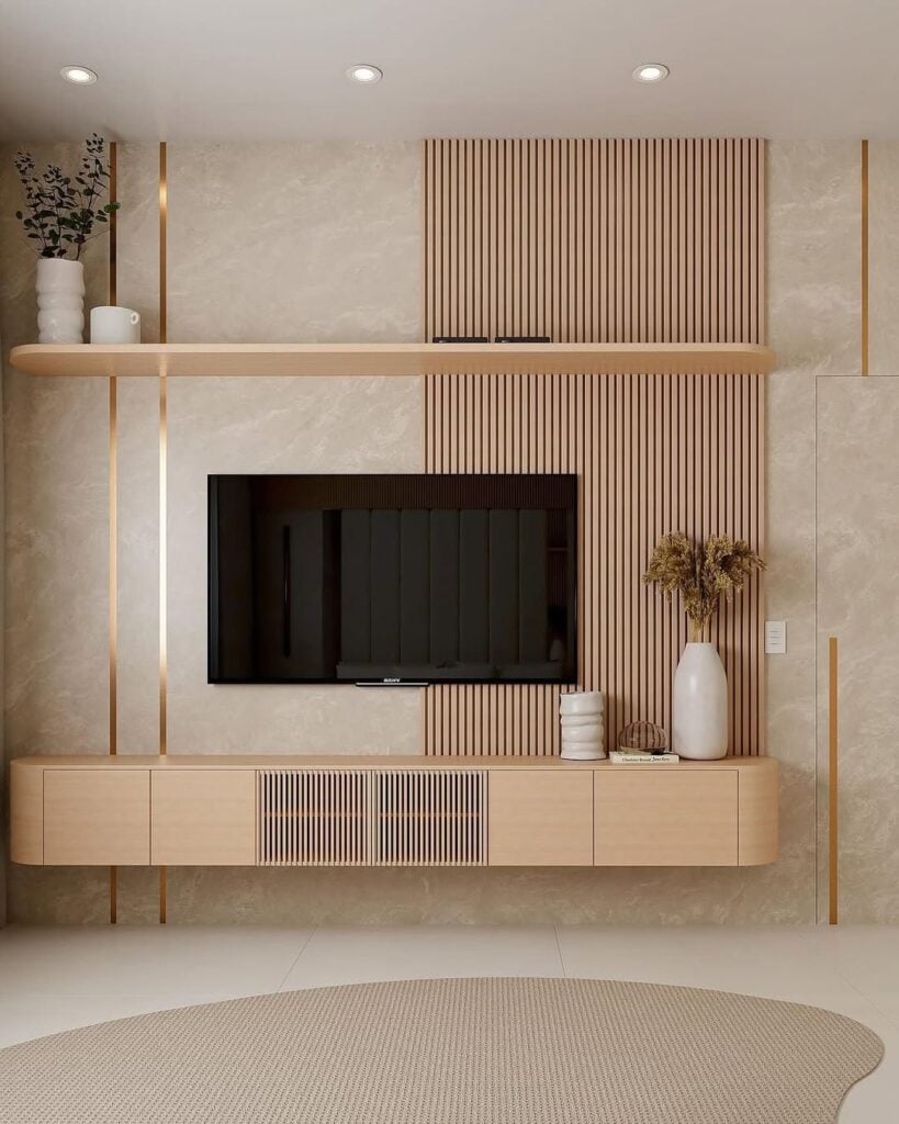 como fazer painel ripado para parede da tv