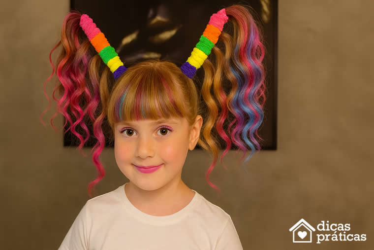 penteado maluco infantil