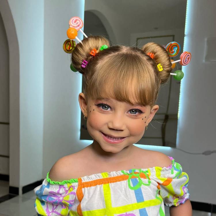 penteado maluco infantil vs penteado temático