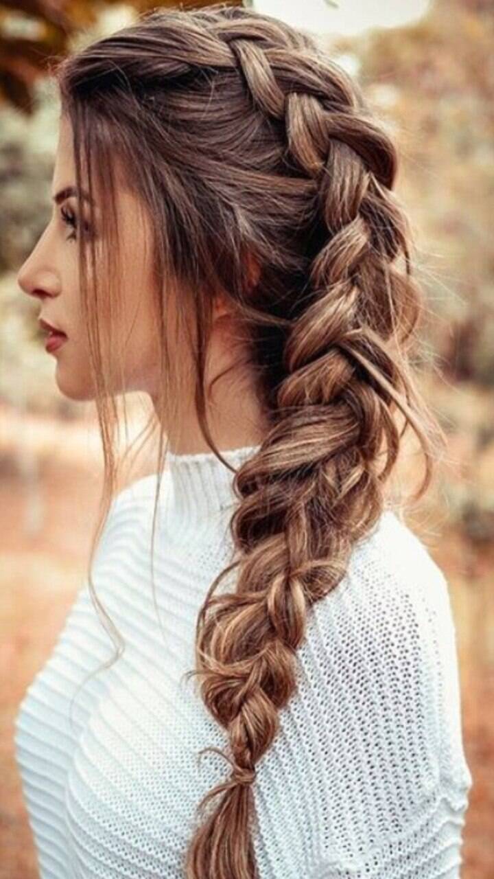 inspiração penteados trança para casamento