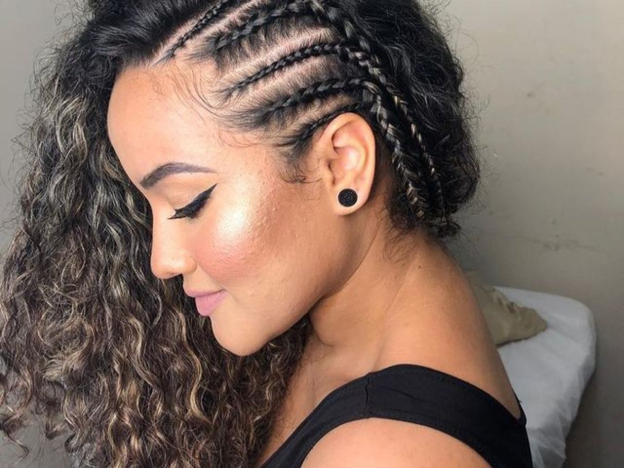 penteado trança lateral