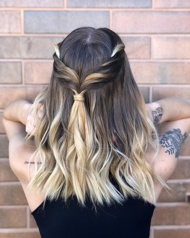 inspiração penteados cabelo médio para festas