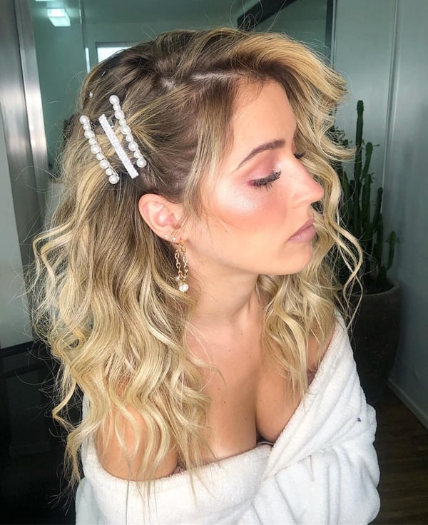 penteados para madrinha de casamento durante o dia