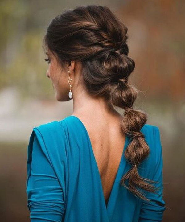 penteado semi preso vs coque despojado para madrinha de dia
