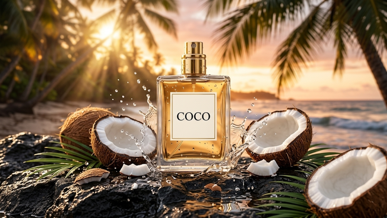 perfume feminino com cheiro de coco e praia