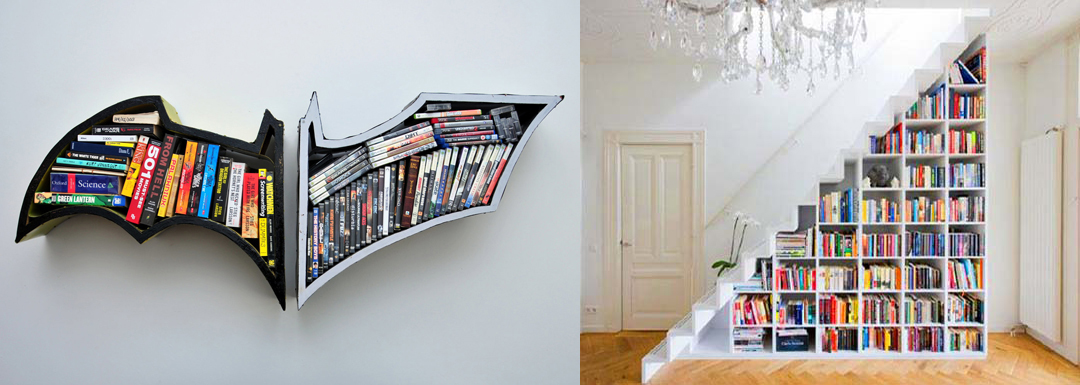 erros comuns ao organizar livros em estantes